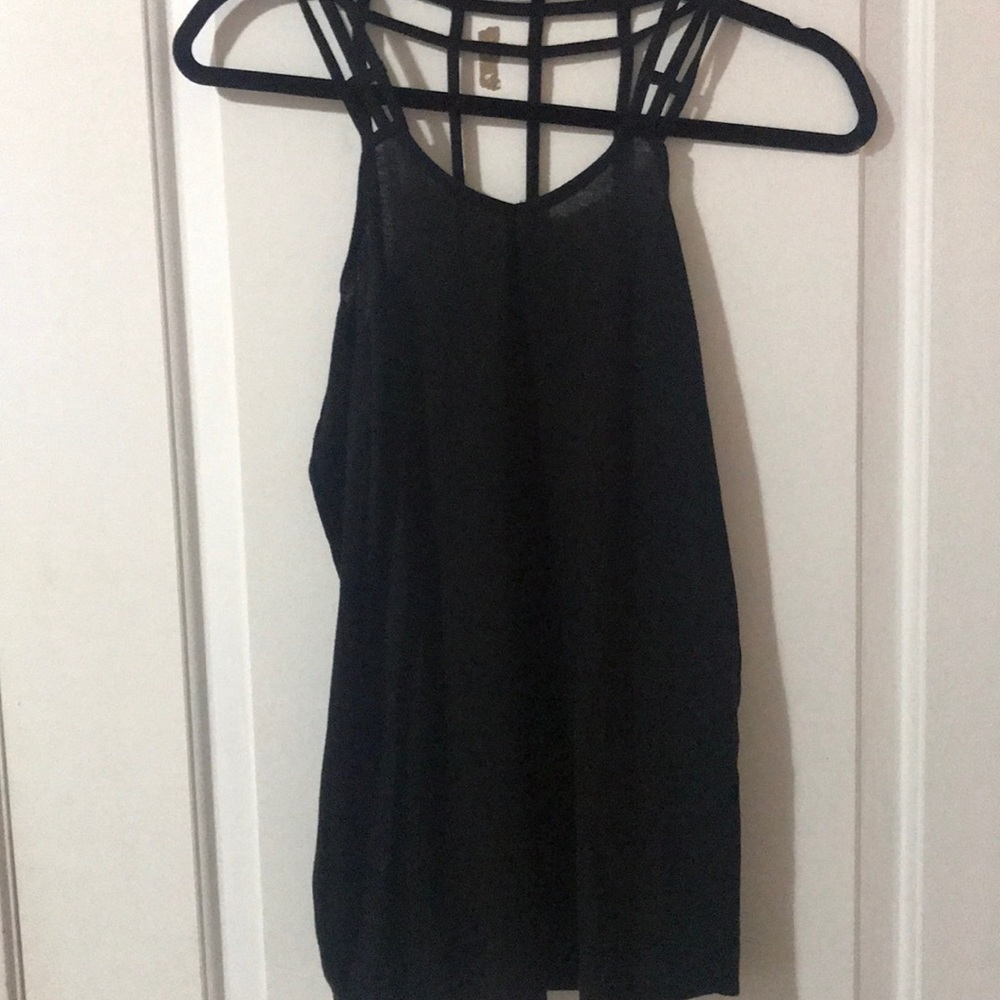 Cage Detail Black Top